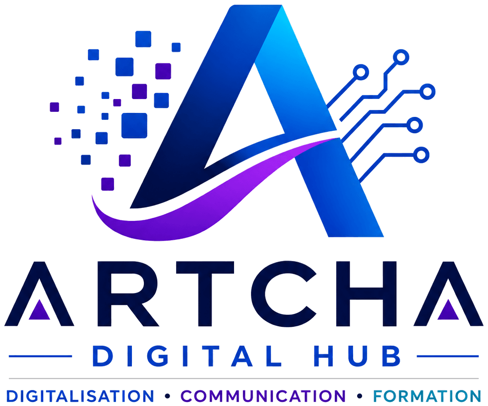 Logo ARTCHA DIGITAL HUB — Digitalisation, Communication, Formation